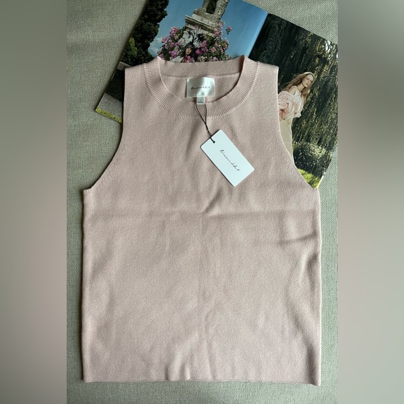 New Line & Dot Madrid Top / Vest In Pink Size L - Picture 3 of 11